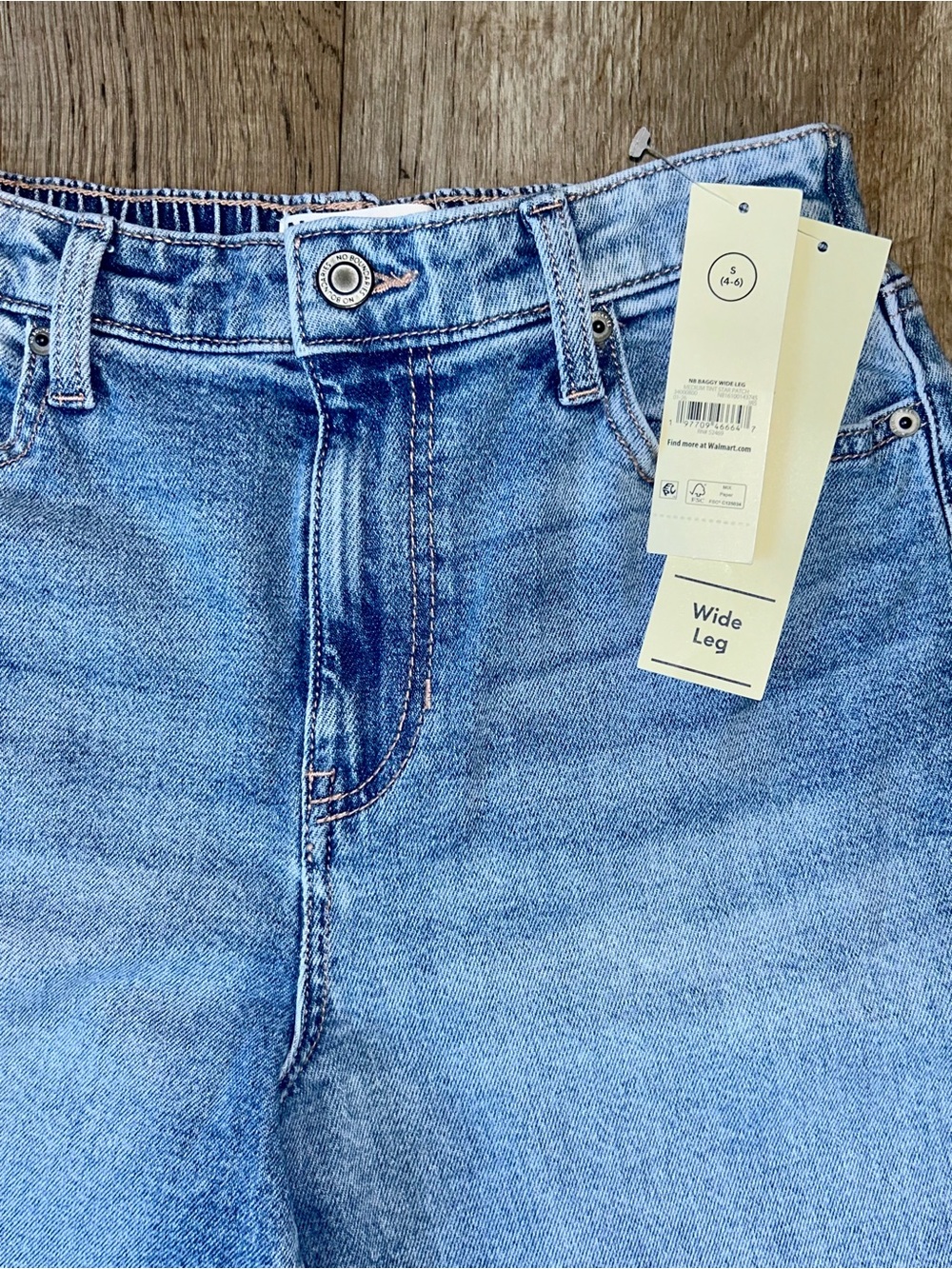 No Boundaries Light Blue Wide Leg Jeans